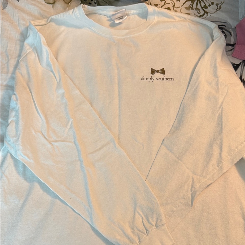 Simply Southern Cream Long Sleeve Tee